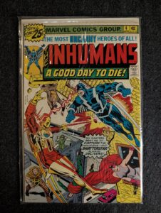 The Inhumans #4 front cover