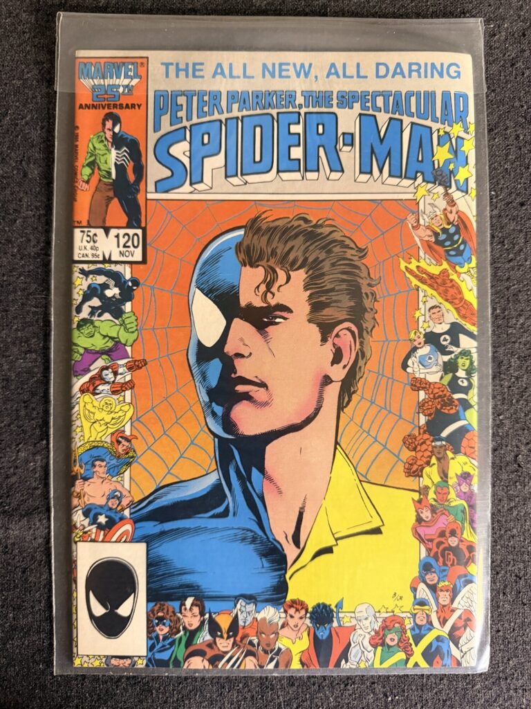 Peter Parker, The Spectacular Spider-Man #120 front cover