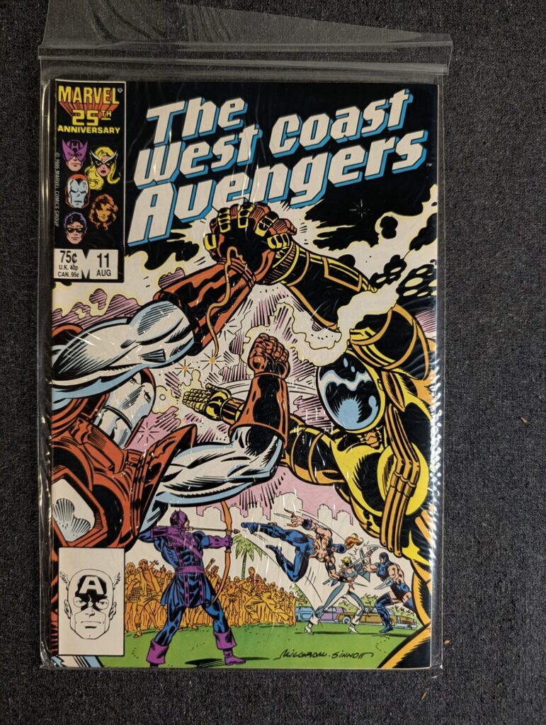 The West Coast Avengers #11 front cover