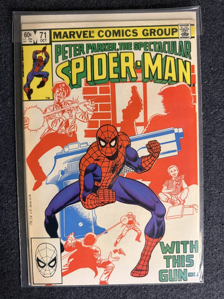The Spectacular Spider-Man #71 front cover