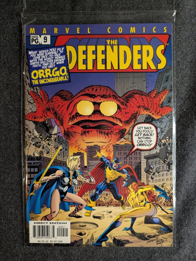The Defenders #9 front cover