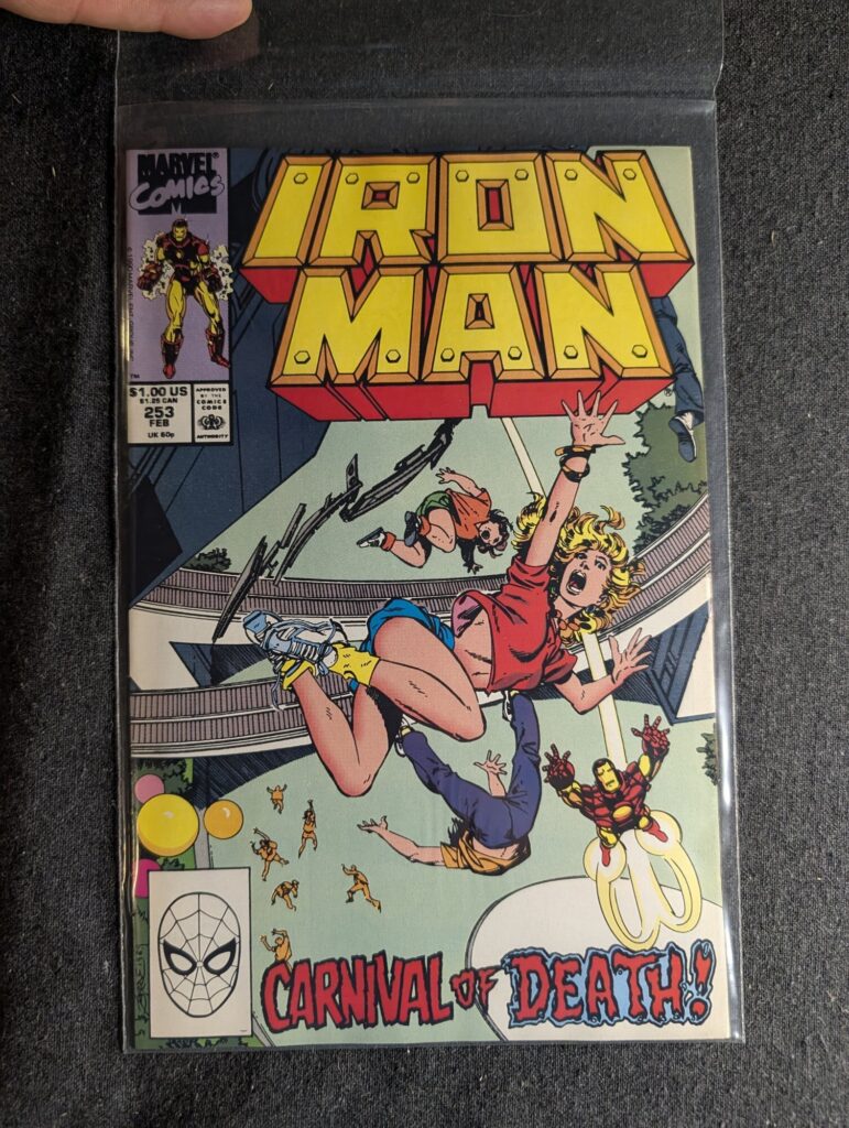 Iron Man #253 front cover