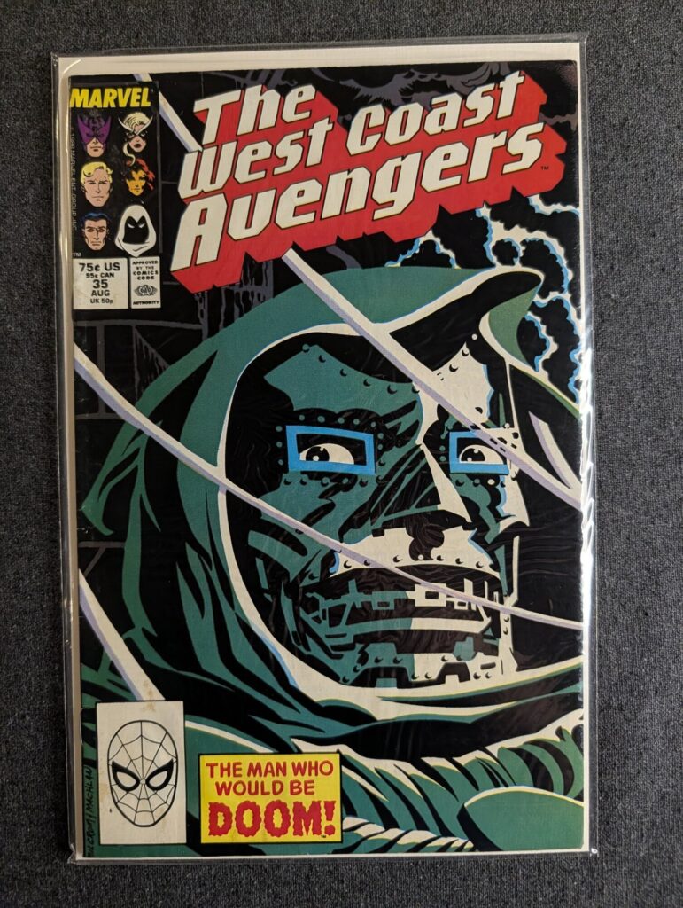 The West Coast Avengers #35 front cover