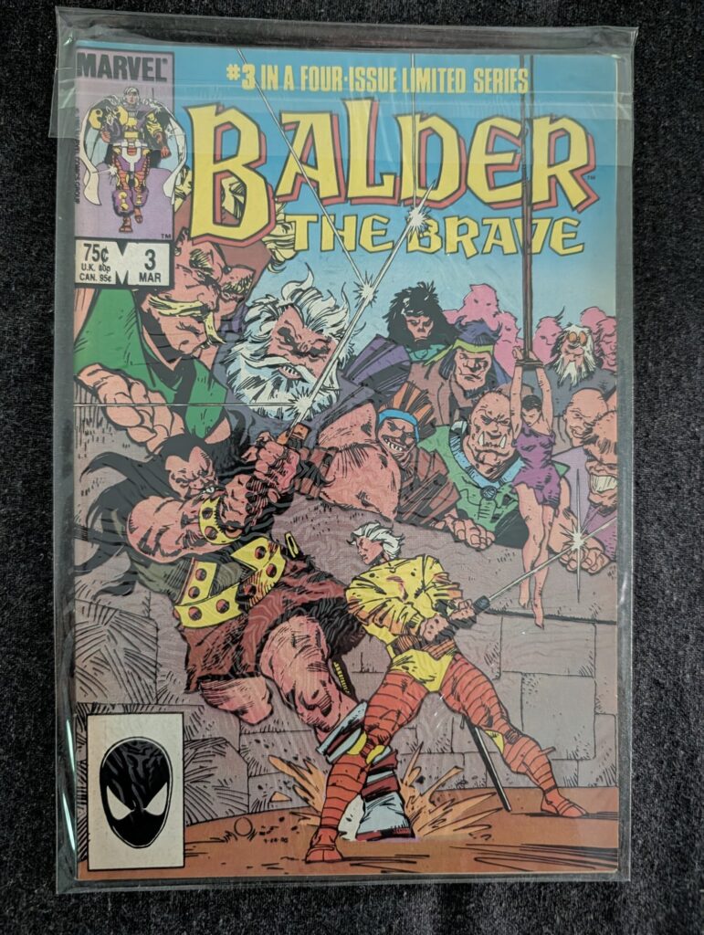 Balder the Brave #3 front cover