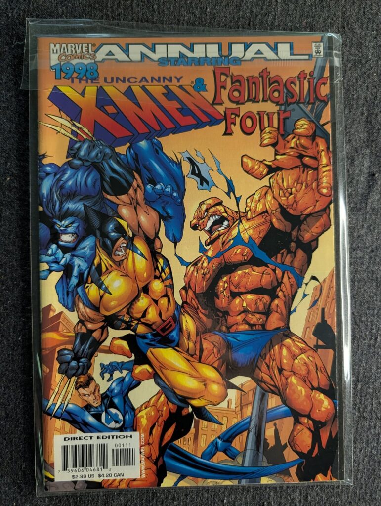 X-Men & Fantastic Four Annual 1998 front cover
