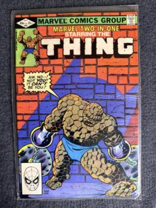 Marvel Two-In-One #91 front cover