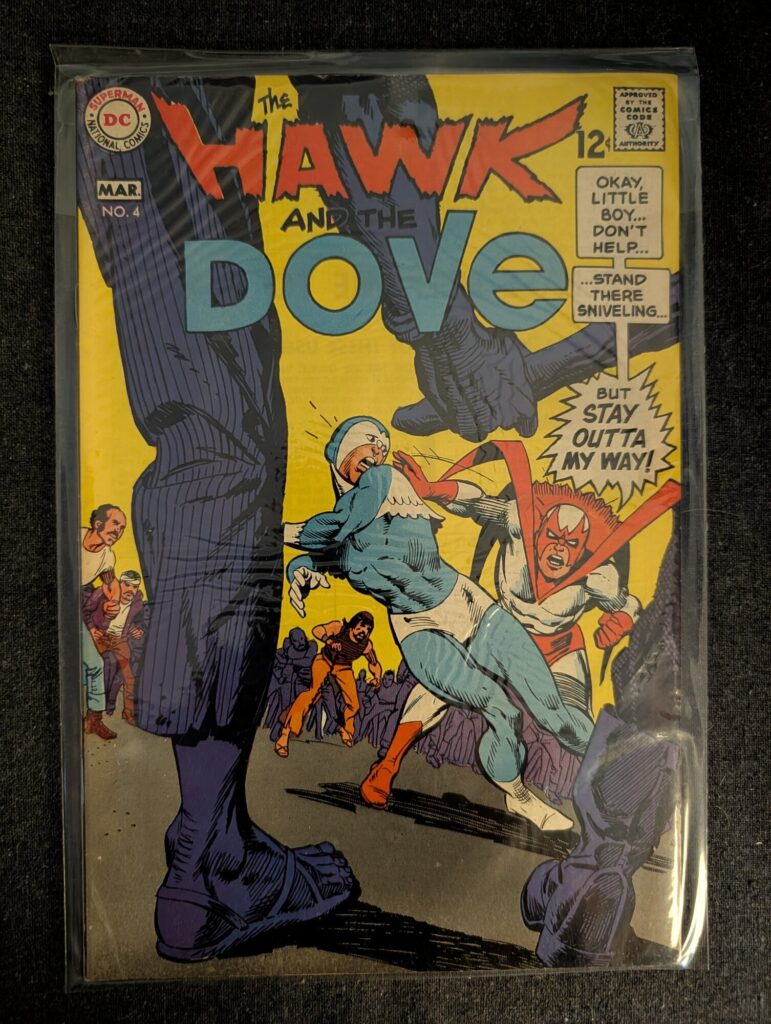 The Hawk and the Dove #4 front cover