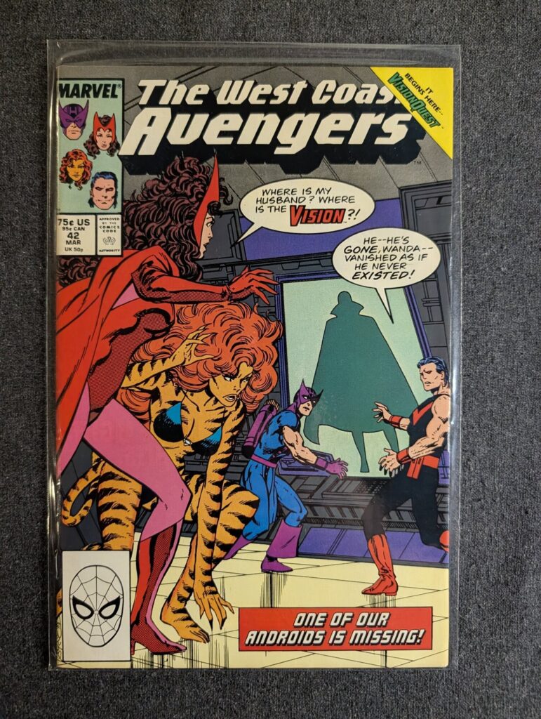 West Coast Avengers #42 front cover