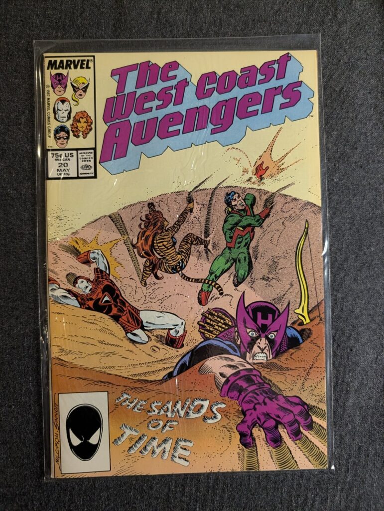 The West Coast Avengers #20 front cover