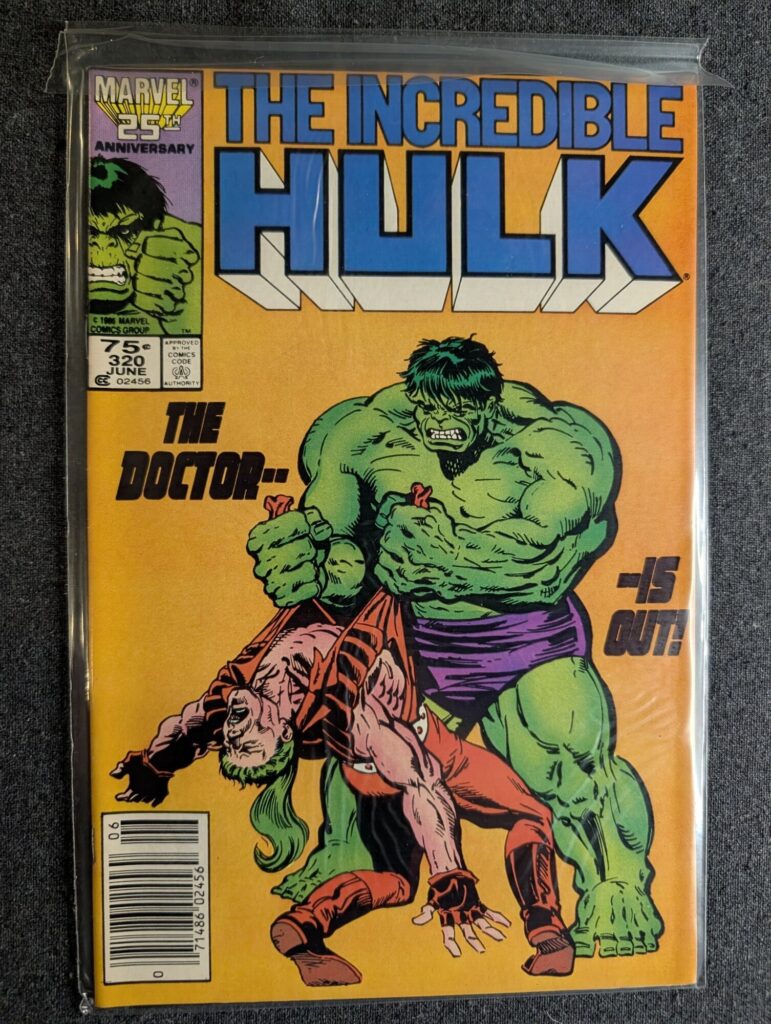 The Incredible Hulk #320 front cover