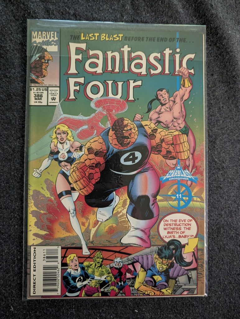 Fantastic Four #386 front cover