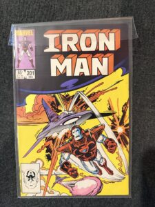 Iron Man #201 front cover
