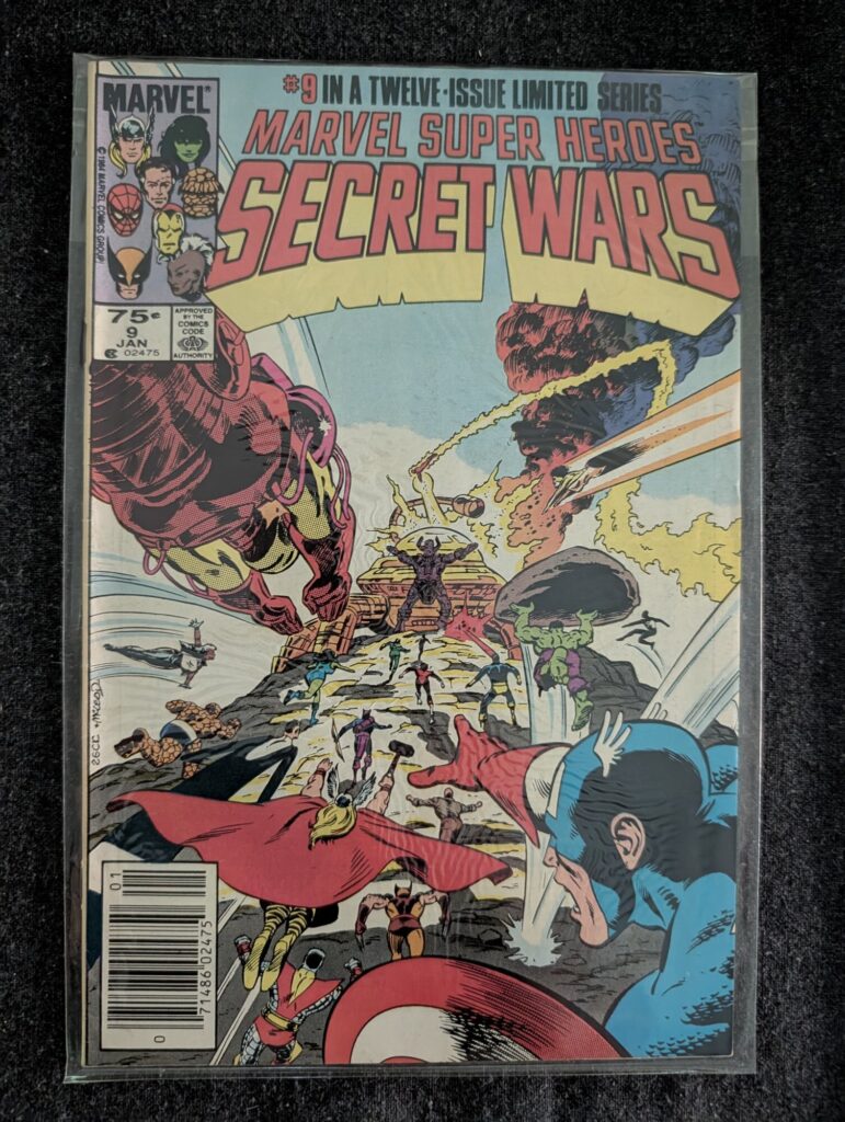 Marvel Super Heroes Secret Wars #9 front cover