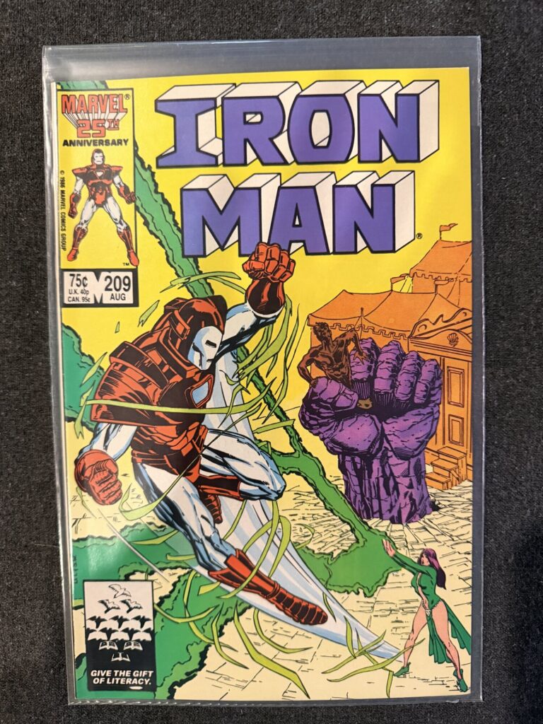 Iron Man #209 front cover