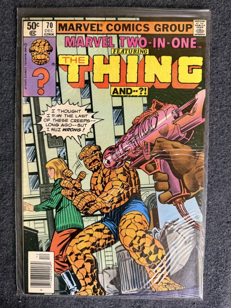Marvel Two-In-One #70 front cover