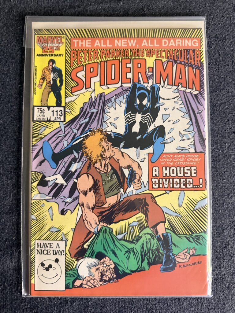 The Spectacular Spider-Man #113 front cover