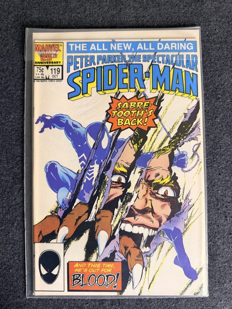 Peter Parker, The Spectacular Spider-Man #119 front cover