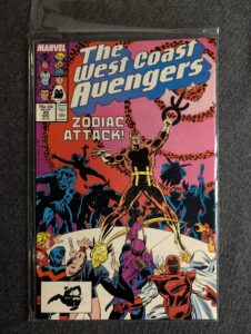 The West Coast Avengers #26 front cover