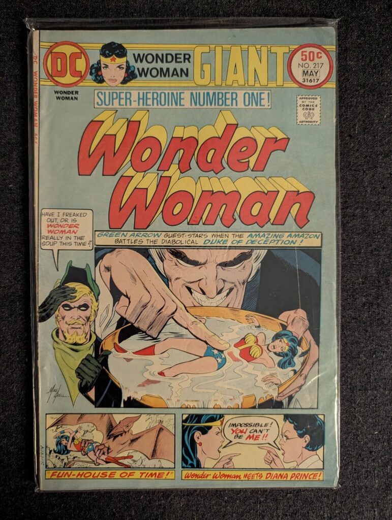 Wonder Woman #217 front cover