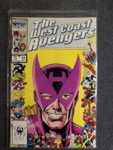 The West Coast Avengers #14 front cover