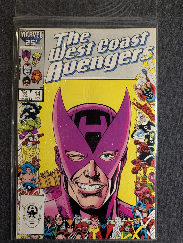 The West Coast Avengers #14 front cover
