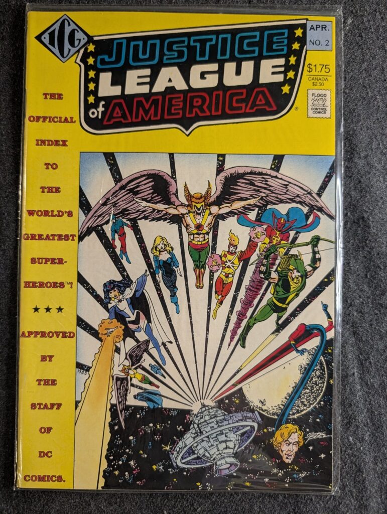 The Official Justice League of America Index #2 front cover