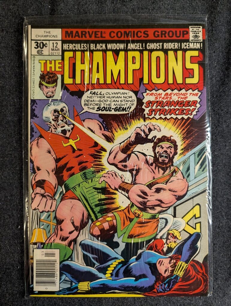 The Champions #12 front cover