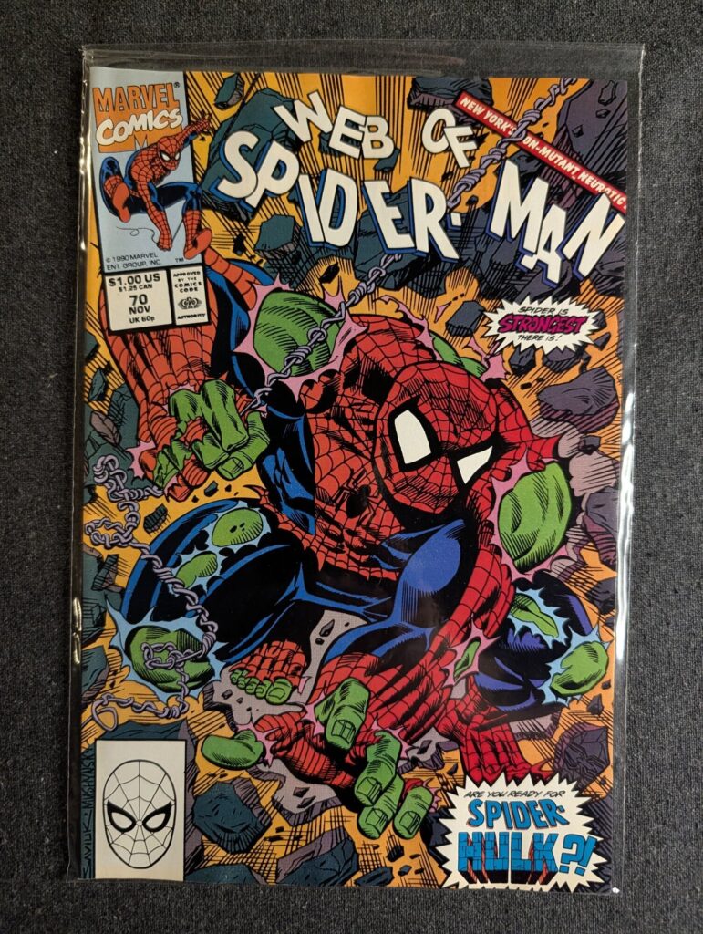 Web of Spider-Man #70 front cover