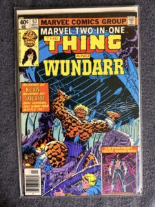 Marvel Two-In-One #57 front cover
