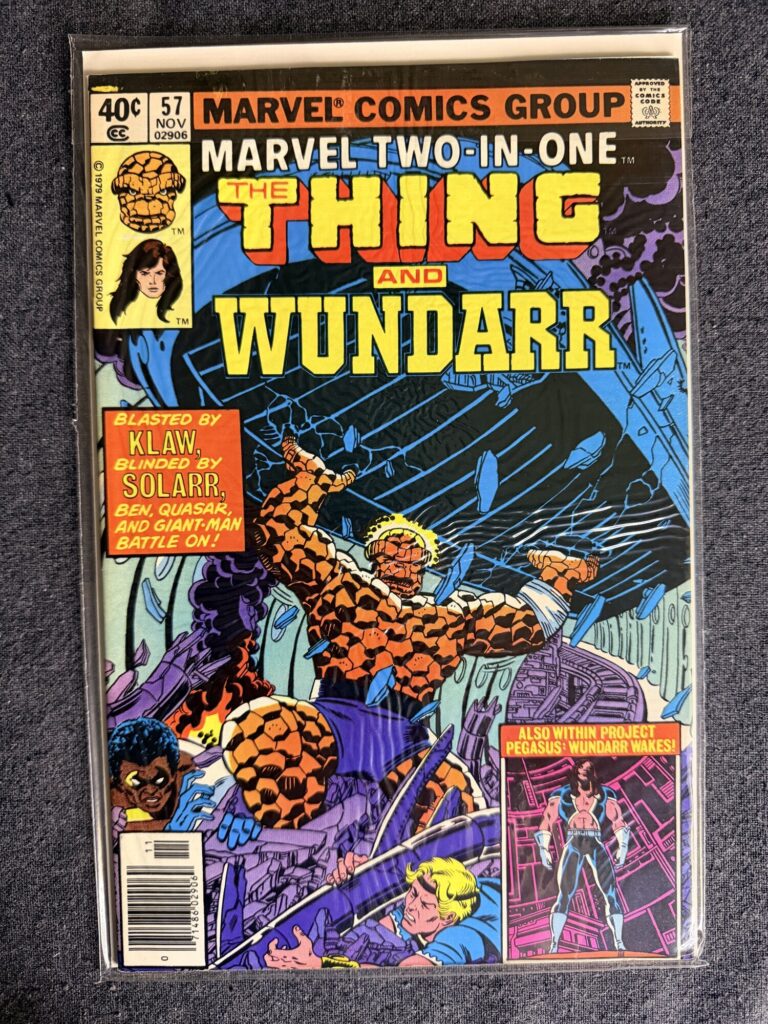 Marvel Two-In-One #57 front cover