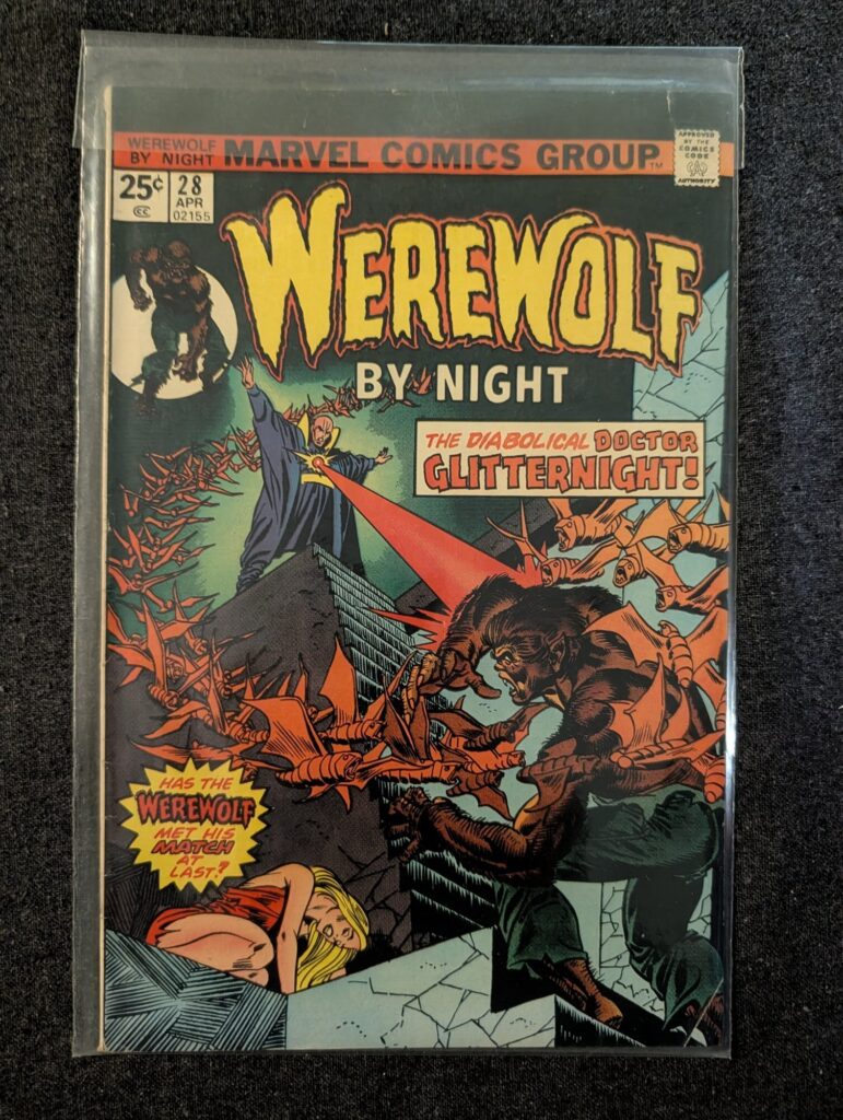 Werewolf by Night #28 front cover