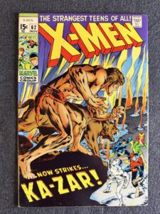 X-Men #62 front cover