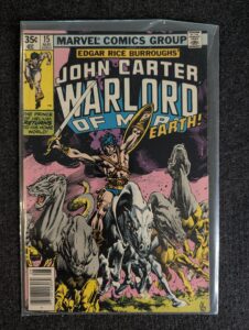 John Carter, Warlord of Mars #15 front cover