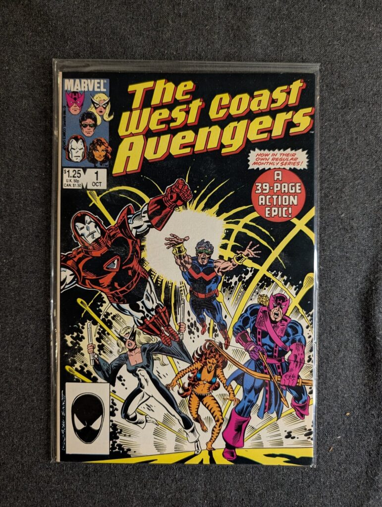 The West Coast Avengers #1 front cover