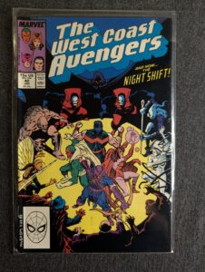 The West Coast Avengers #40 front cover