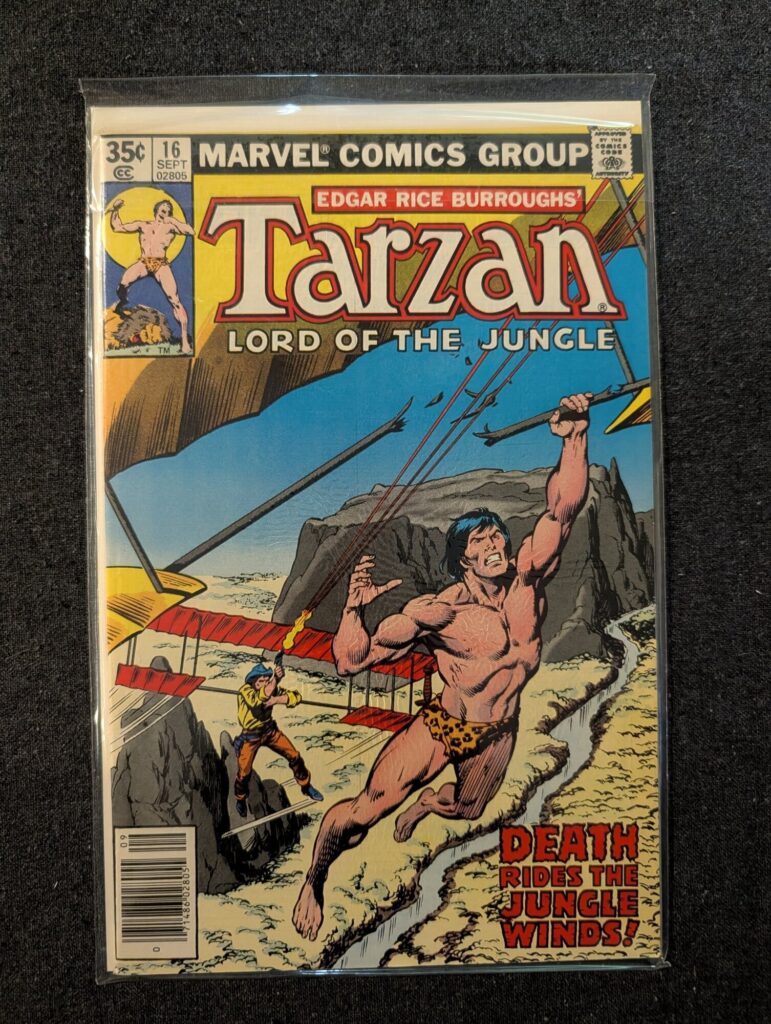 Tarzan Lord of the Jungle #16 front cover