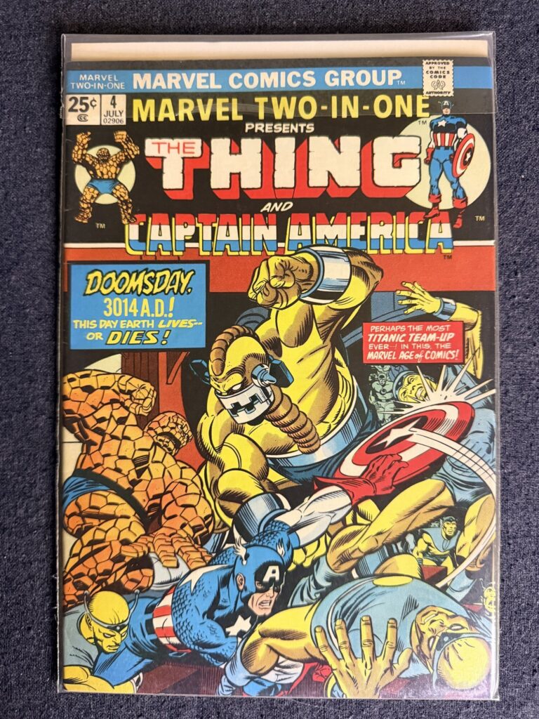 Marvel Two-In-One #4 front cover