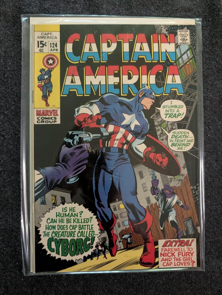 Captain America #124 front cover