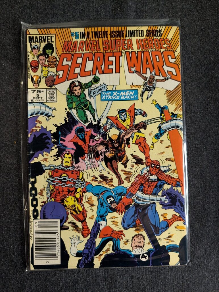 Marvel Super Heroes Secret Wars #5 front cover