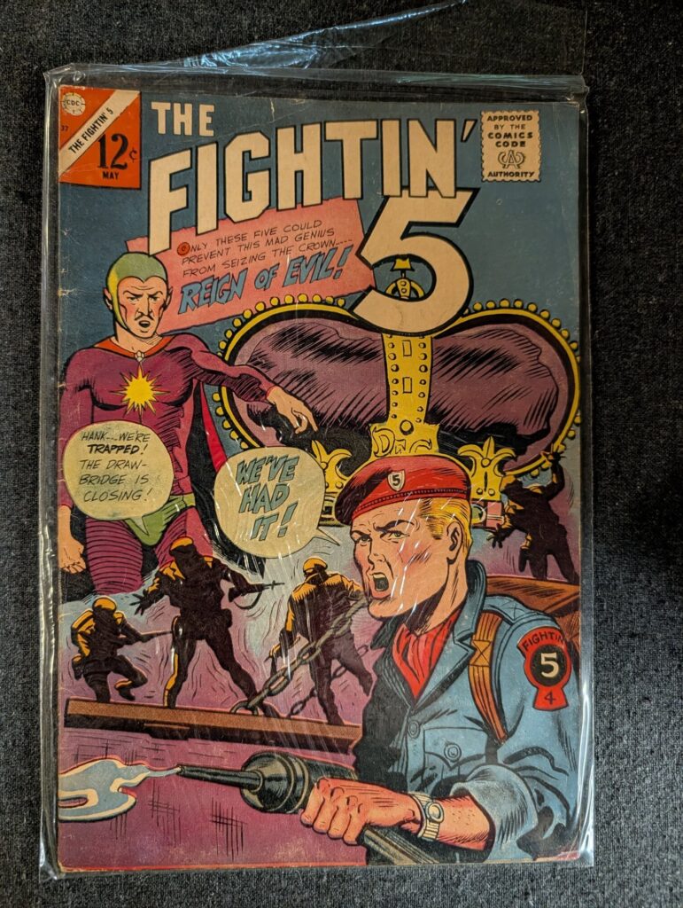 The Fightin' 5 #37 front cover