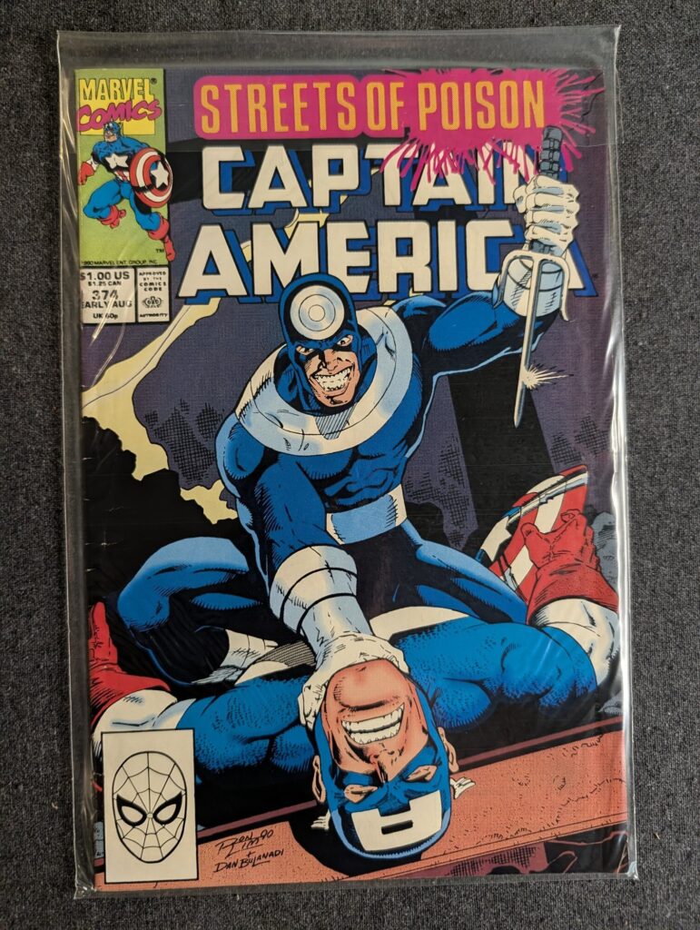 Captain America #374 front cover