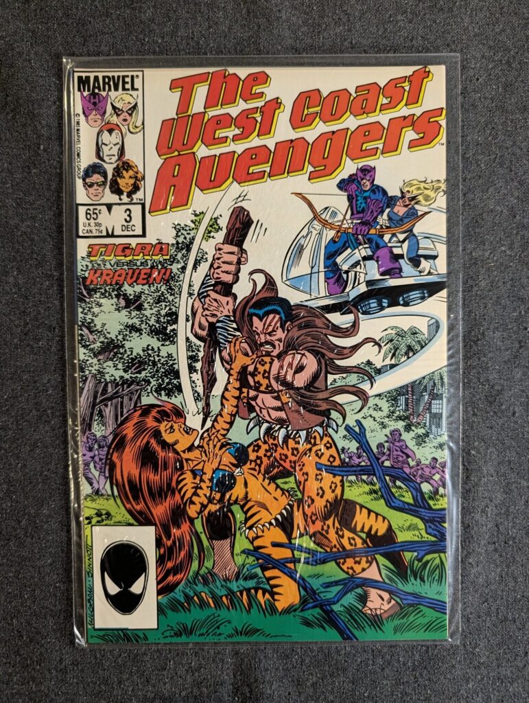 The West Coast Avengers #3 front cover