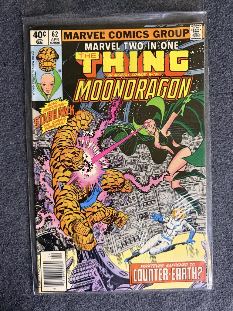 Marvel Two-In-One #62 front cover