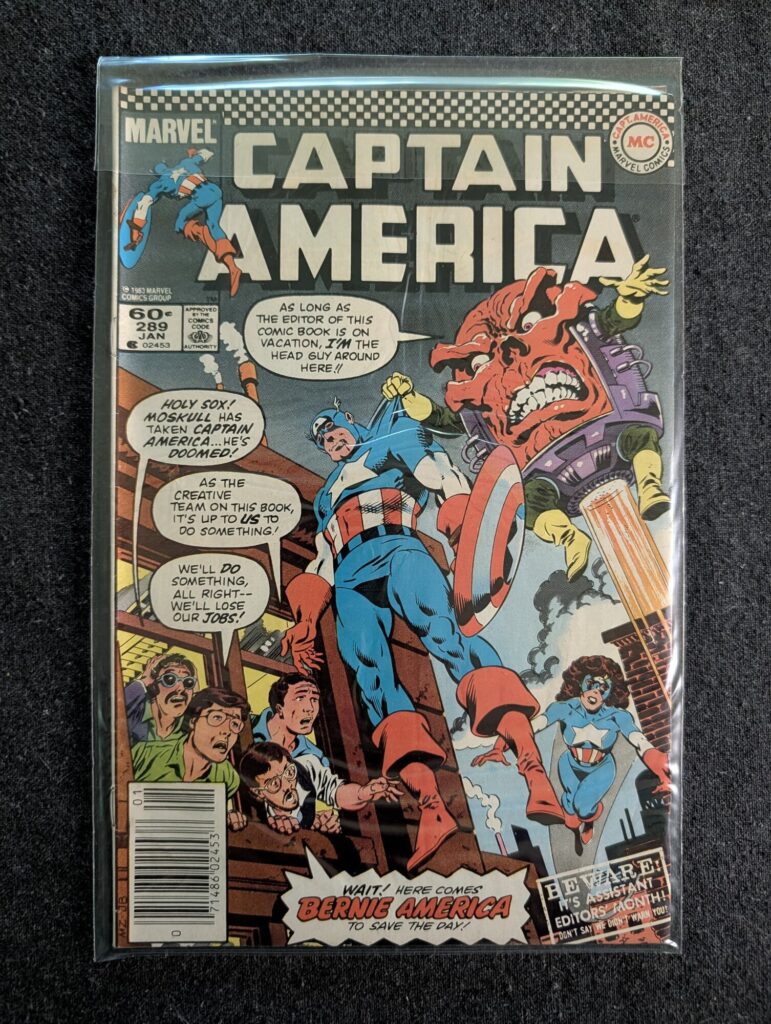 Captain America #289 front cover