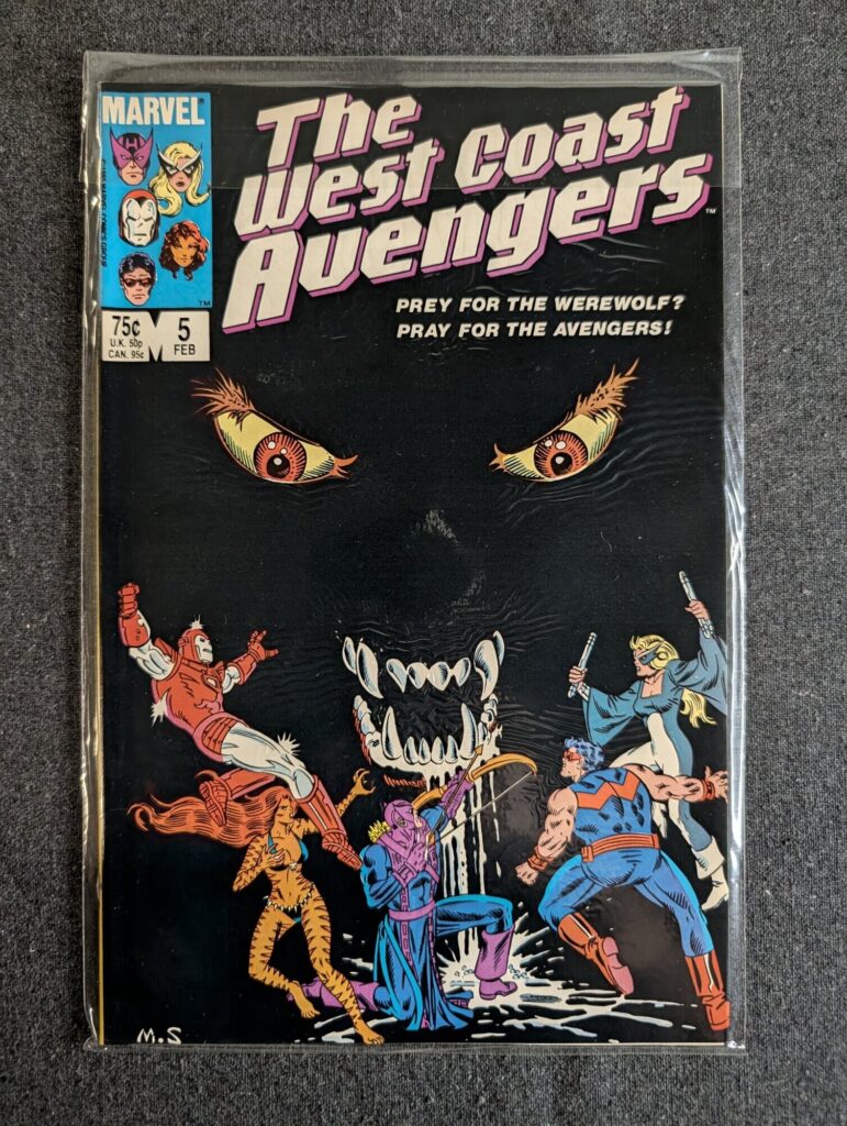 The West Coast Avengers #5 front cover