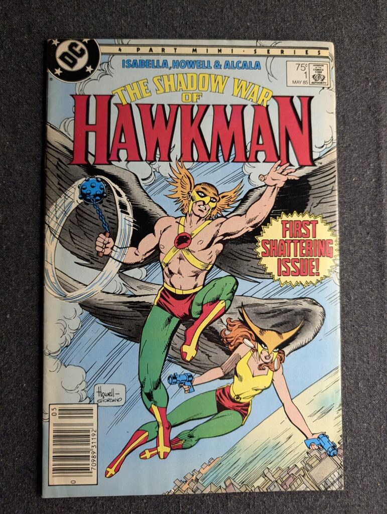The Shadow War of Hawkman #1 front cover