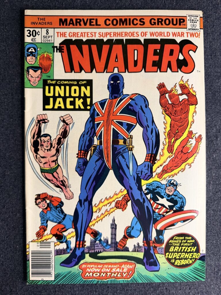 The Invaders #8 front cover