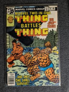 Marvel Two-In-One #50 front cover
