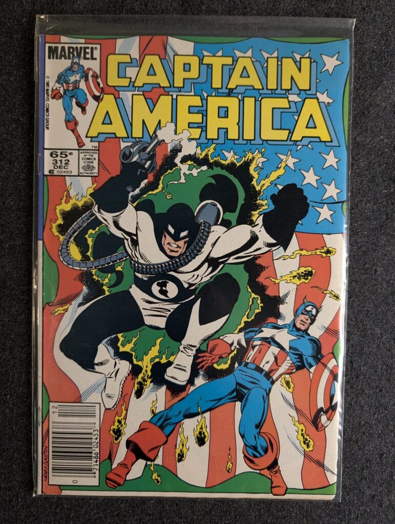 Captain America #312 front cover