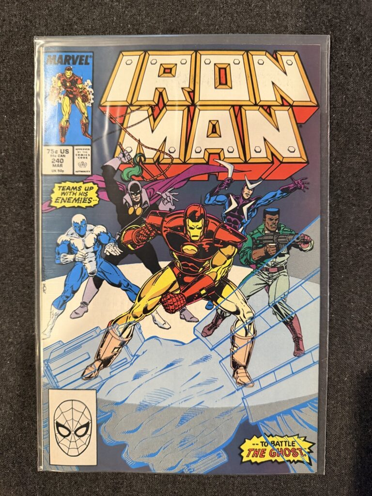 Iron Man #240 front cover